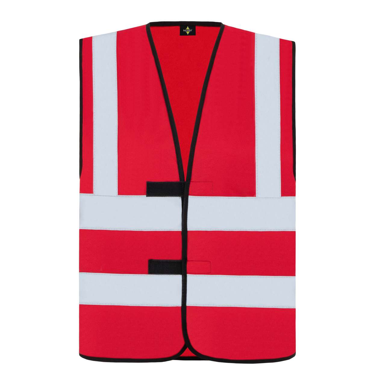 SAFETY / FUNCTIONAL VEST "HANNOVER" - FOUR REFLECTIVE STRIPES - Red - colorimageurl