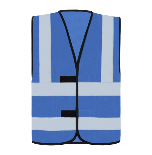 SAFETY / FUNCTIONAL VEST "HANNOVER" - FOUR REFLECTIVE STRIPES - Royal Blue - colorimageurl