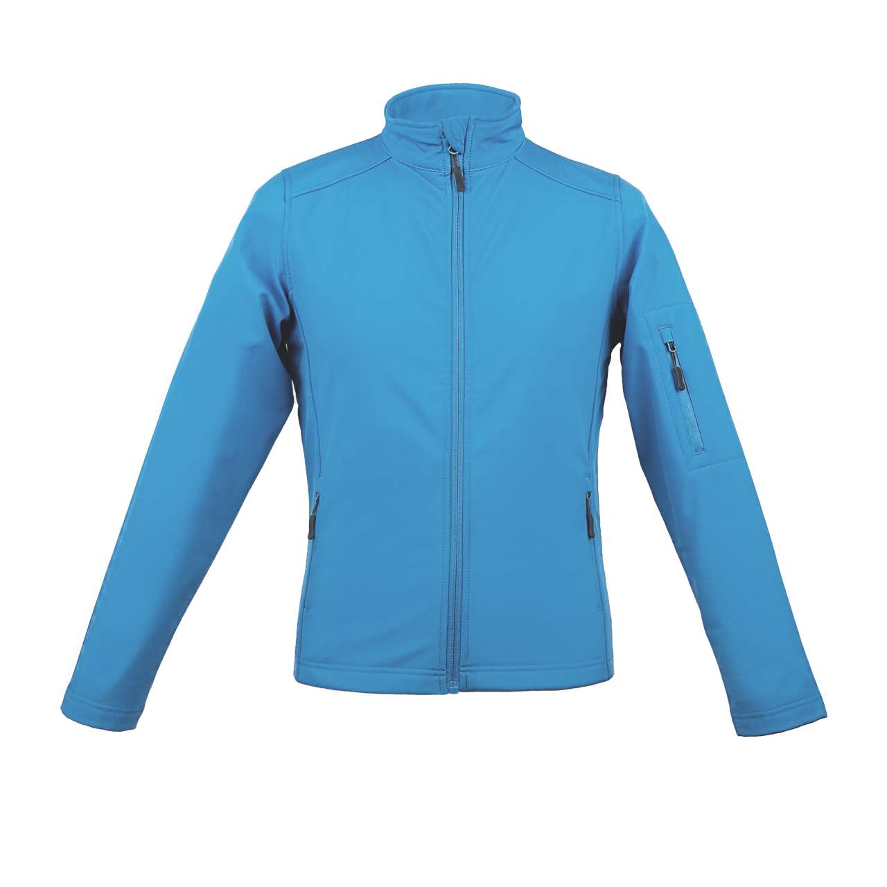 WOMEN’S 3-LAYER SOFTSHELL JACKET - Azure Blue - colorimageurl