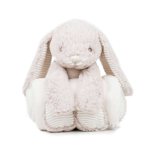 RABBIT AND BLANKET - Cream - colorimageurl