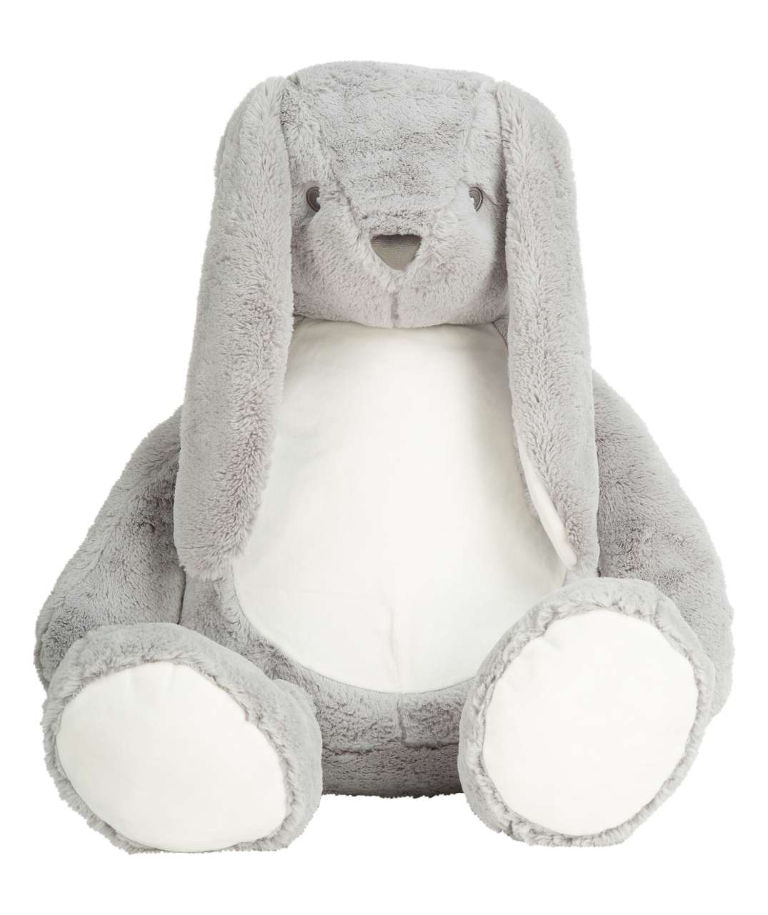 GIANT ZIPPIE BUNNY - Grey - colorimageurl