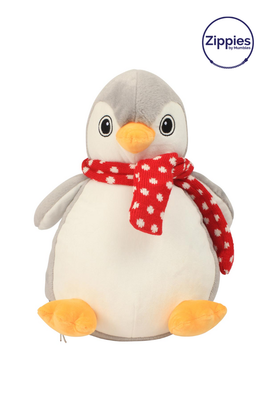 ZIPPIE PENGUIN - Grey/White - colorimageurl