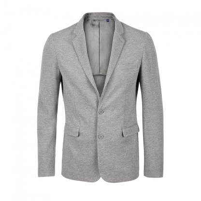 MARCEL MEN - PIQUÉ BLAZER - Gray Melanged - colorimageurl