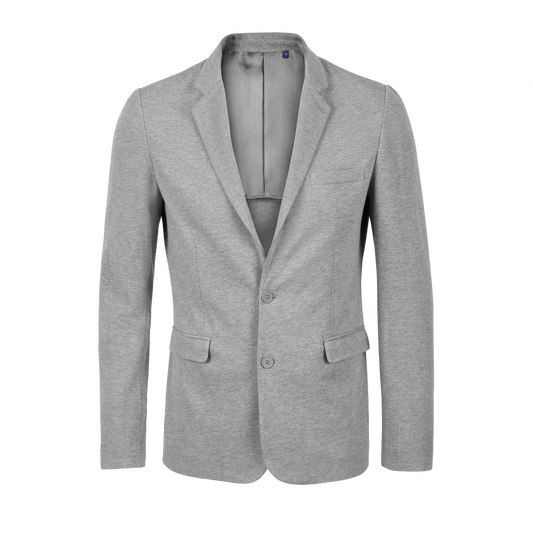 MARCEL MEN - PIQUÉ BLAZER - Gray Melanged - colorimageurl