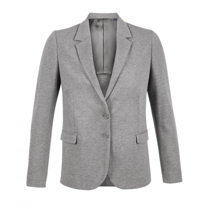 MARCEL WOMEN - PIQUÉ BLAZER - Gray Melanged - colorimageurl