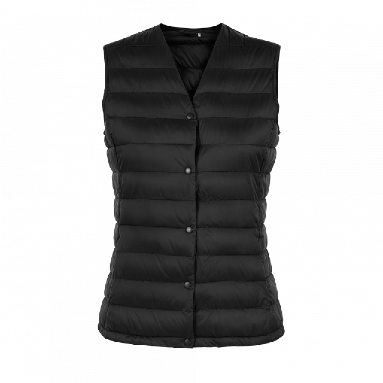 ARTHUR WOMEN - LIGHTWEIGHT BODYWARMER - Deep Black - colorimageurl