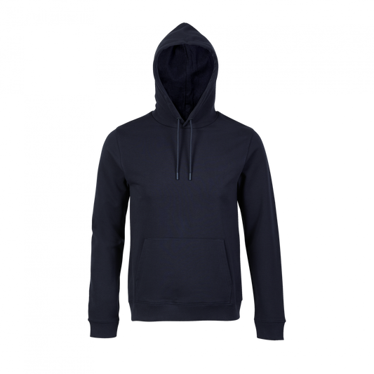 NICHOLAS MEN - FRENCH TERRY HOODED SWEATSHIRT - Night - colorimageurl