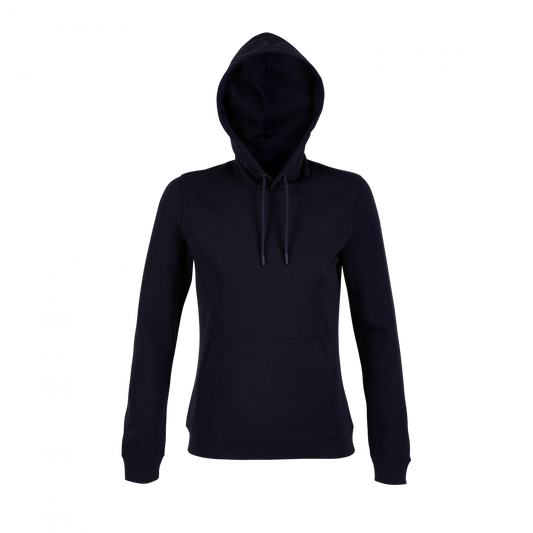 NICHOLAS WOMEN - FRENCH TERRY HOODED SWEATSHIRT - Night - colorimageurl