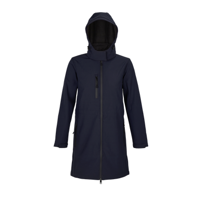 NEOBLU ACHILLE - WOMEN’S SOFTSHELL LONG JACKET - Night - colorimageurl