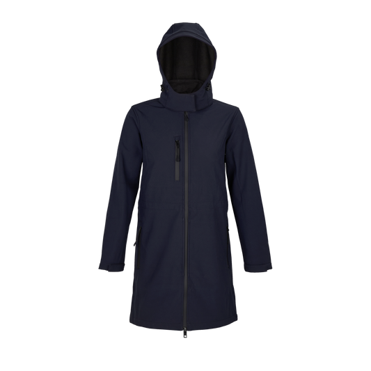 NEOBLU ACHILLE - WOMEN’S SOFTSHELL LONG JACKET - Night - colorimageurl