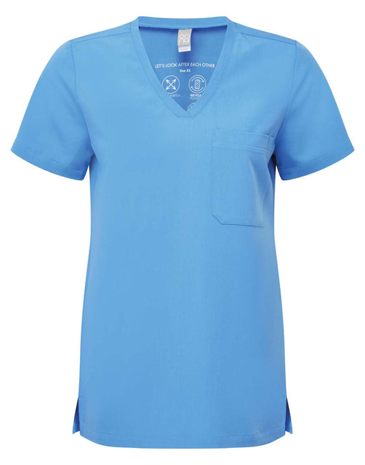'LIMITLESS' WOMEN’S ONNA-STRETCH TUNIC - Ceil Blue - colorimageurl