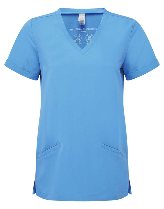 'INVINCIBLE'  WOMEN’S ONNA-STRETCH TUNIC - Ceil Blue - colorimageurl