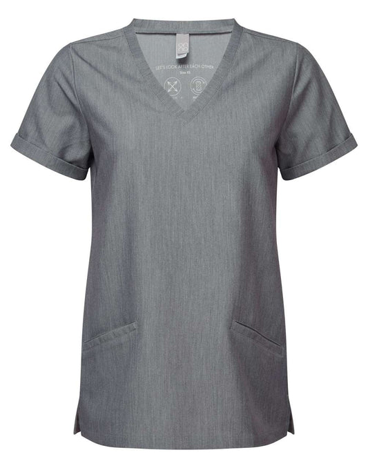 'INVINCIBLE'  WOMEN’S ONNA-STRETCH TUNIC - Dynamo Grey - colorimageurl
