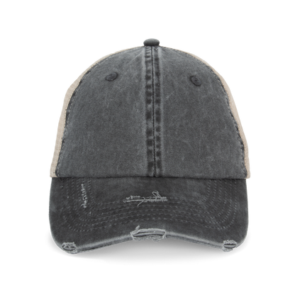 NS027 Washed Black/Beige