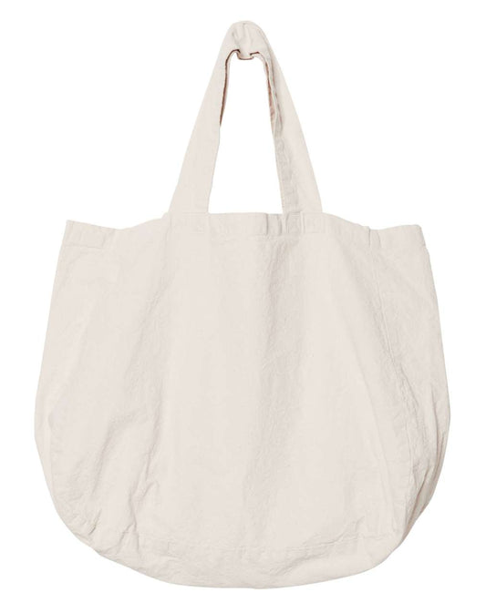 ECO-FRIENDLY LINEN SHOPPING BAG - Ivory - Main