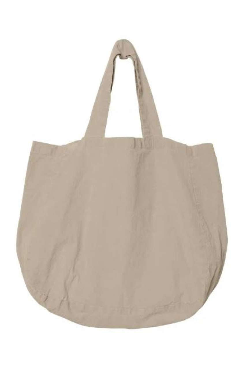 ECO-FRIENDLY LINEN SHOPPING BAG - Wet Sand - Main