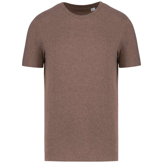 ECO-FRIENDLY UNISEX T-SHIRT - Grizzly Brown Heather - colorimageurl