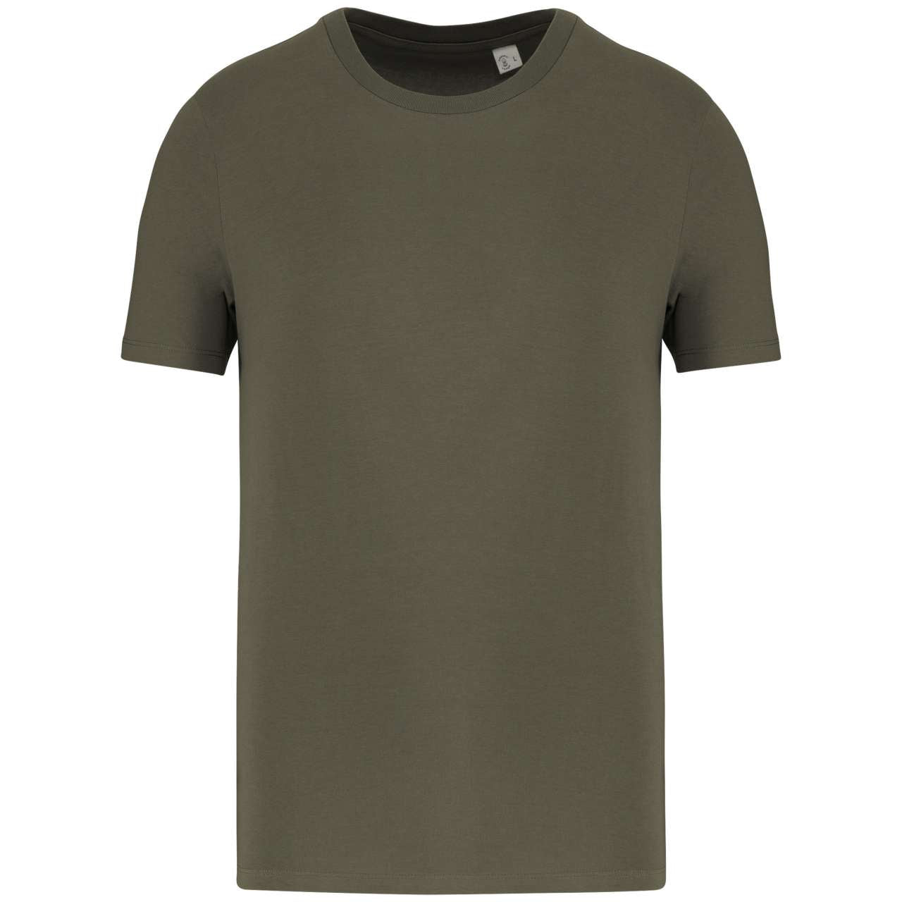 ECO-FRIENDLY UNISEX T-SHIRT - Organic Khaki Heather - colorimageurl