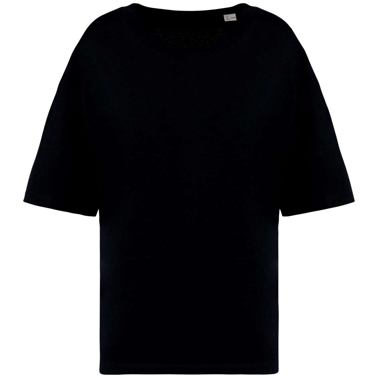 LADIES’ ECO-FRIENDLY OVERSIZED T-SHIRT - Black - colorimageurl