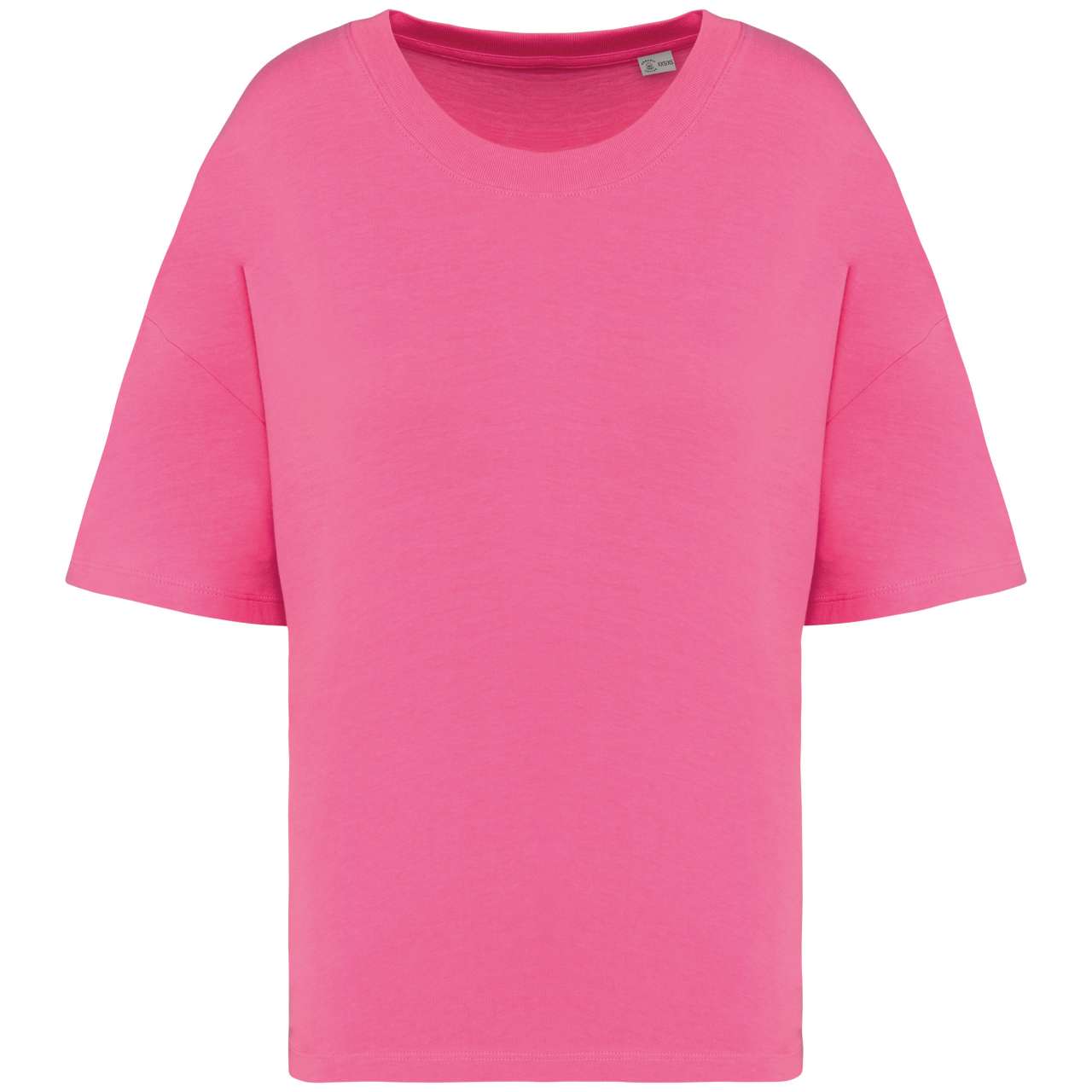 LADIES’ ECO-FRIENDLY OVERSIZED T-SHIRT - Candy Rose - colorimageurl