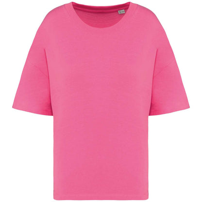 LADIES’ ECO-FRIENDLY OVERSIZED T-SHIRT - Candy Rose - colorimageurl