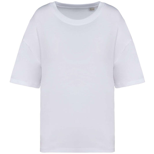 LADIES’ ECO-FRIENDLY OVERSIZED T-SHIRT - White - colorimageurl