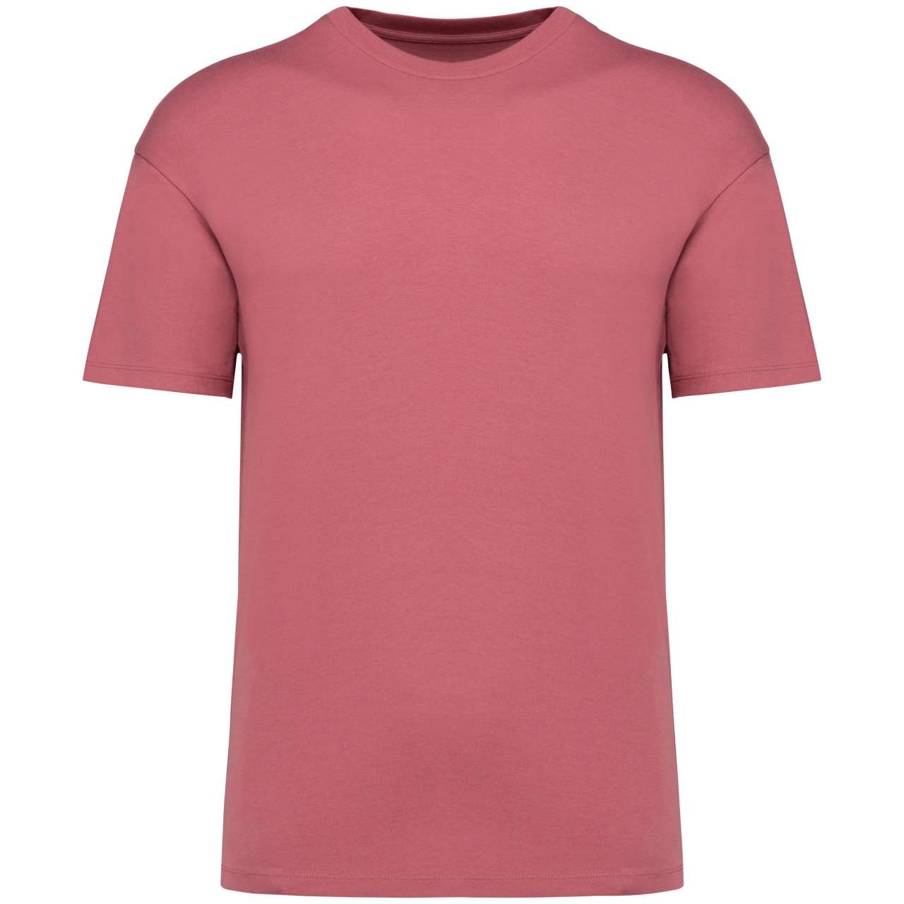 UNISEX SHOULDER LOOSE T-SHIRT - Antique Rose - colorimageurl