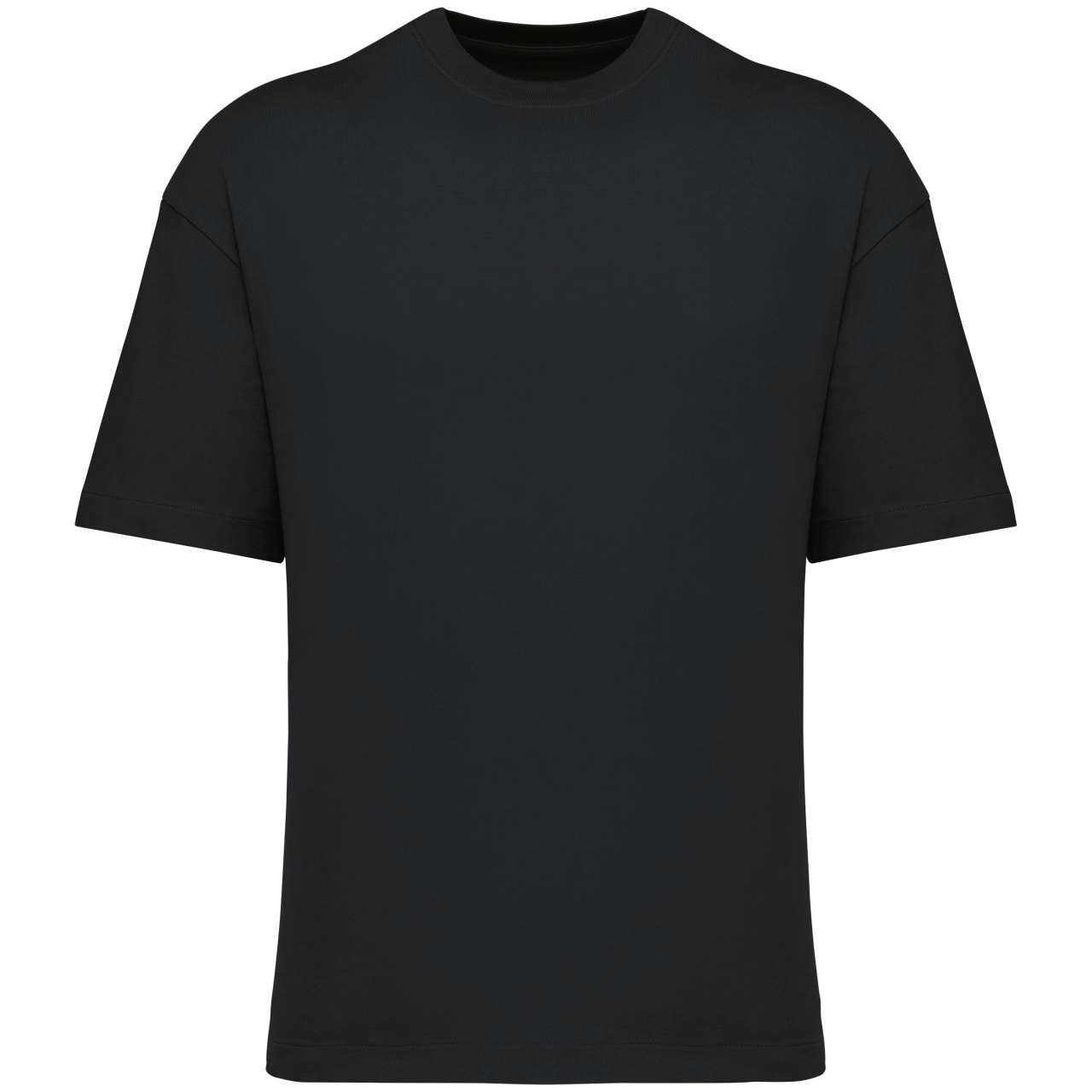 MEN'S OVERSIZED T-SHIRT - Black - colorimageurl