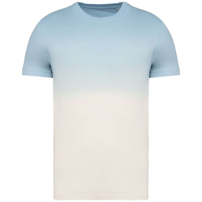 UNISEX ECO-FRIENDLY DIP DYE T-SHIRT - Dip Dye Aquamarine - colorimageurl