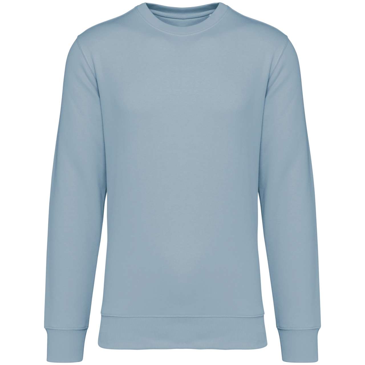 ECO-FRIENDLY UNISEX ROUND NECK SWEATSHIRT - Aquamarine - colorimageurl