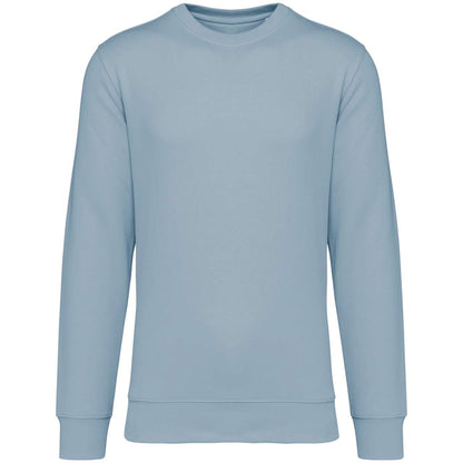 ECO-FRIENDLY UNISEX ROUND NECK SWEATSHIRT - Aquamarine - colorimageurl