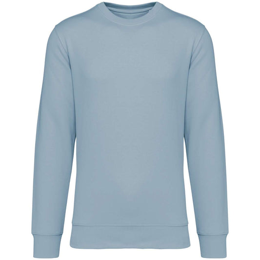 ECO-FRIENDLY UNISEX ROUND NECK SWEATSHIRT - Aquamarine - colorimageurl