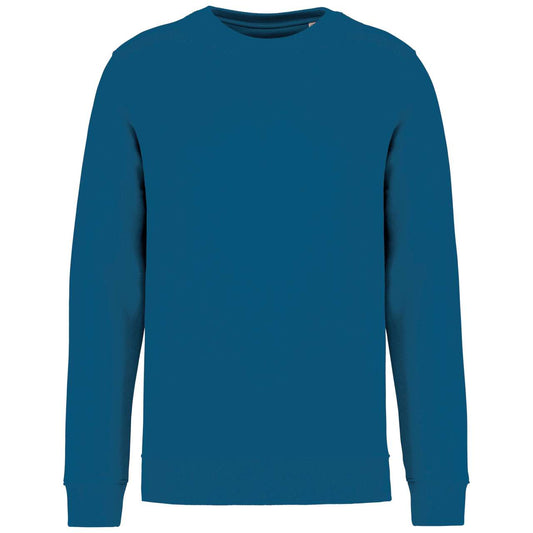 ECO-FRIENDLY UNISEX ROUND NECK SWEATSHIRT - Light Turquoise - colorimageurl