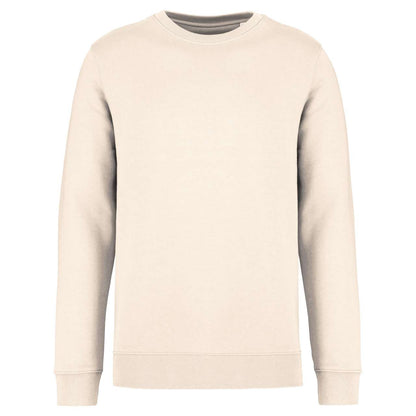 ECO-FRIENDLY UNISEX ROUND NECK SWEATSHIRT - Ivory - colorimageurl