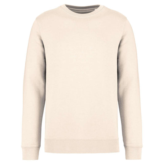 ECO-FRIENDLY UNISEX ROUND NECK SWEATSHIRT - Ivory - colorimageurl