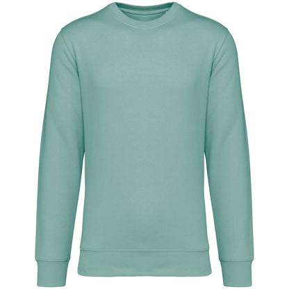 ECO-FRIENDLY UNISEX ROUND NECK SWEATSHIRT - Jade Green - colorimageurl
