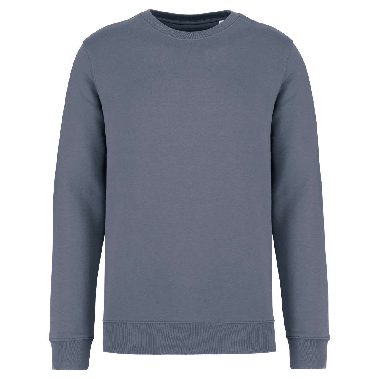 ECO-FRIENDLY UNISEX ROUND NECK SWEATSHIRT - Moon Grey Heather - colorimageurl