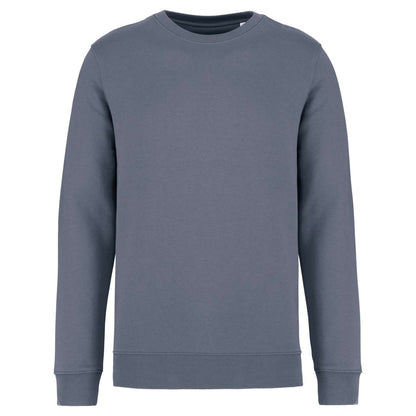 ECO-FRIENDLY UNISEX ROUND NECK SWEATSHIRT - Moon Grey Heather - colorimageurl