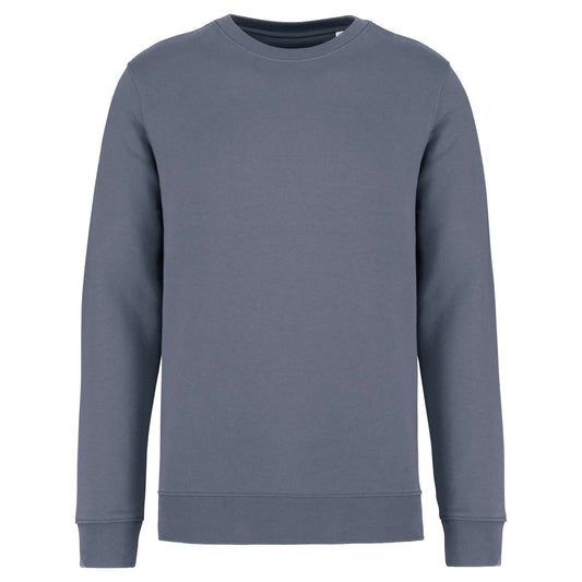 ECO-FRIENDLY UNISEX ROUND NECK SWEATSHIRT - Moon Grey Heather - colorimageurl