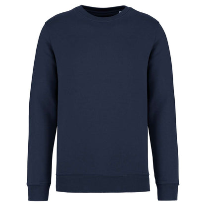 ECO-FRIENDLY UNISEX ROUND NECK SWEATSHIRT - Peacock Blue - colorimageurl