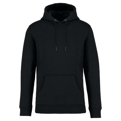 ECO-FRIENDLY UNISEX HOODED SWEATSHIRT - Black - colorimageurl