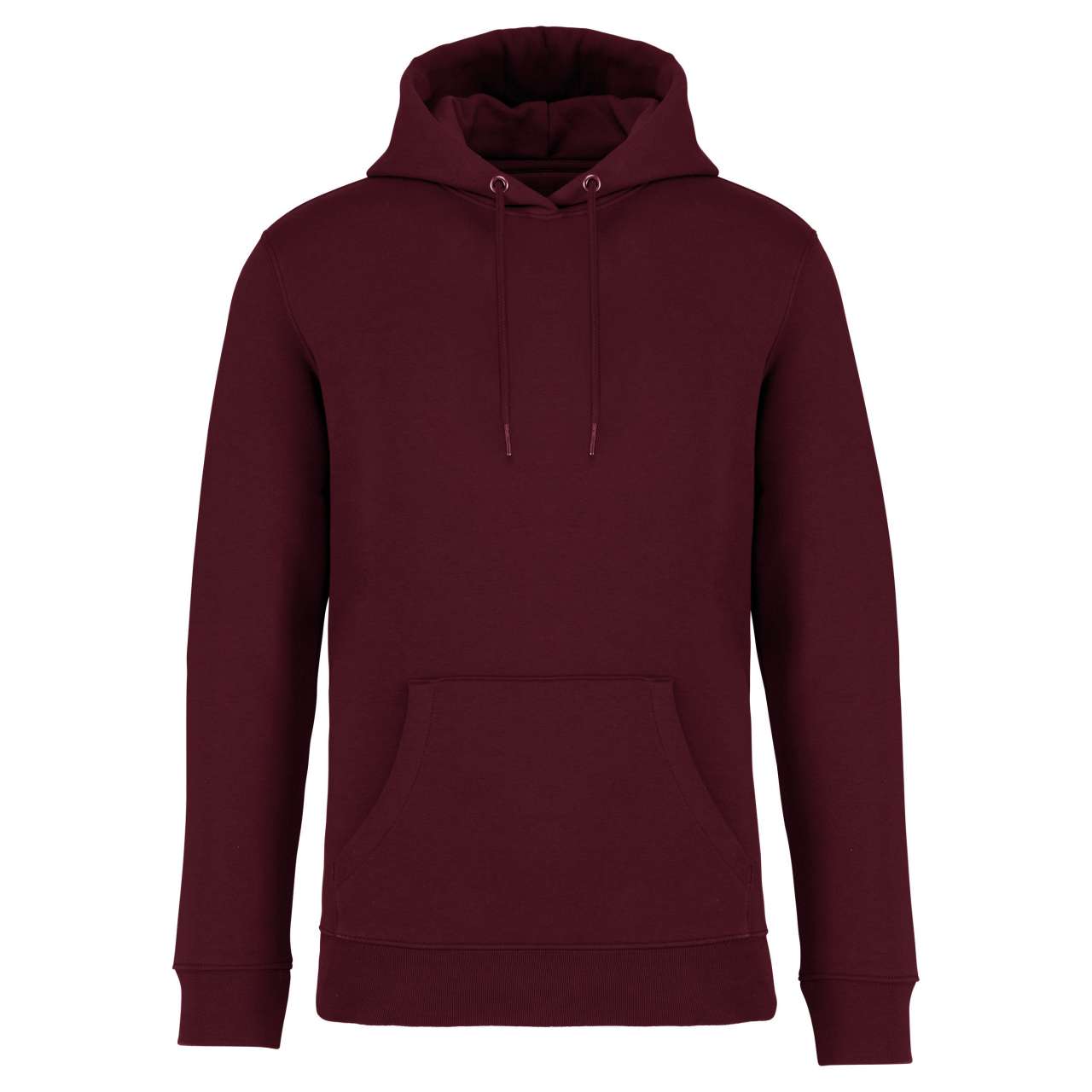 ECO-FRIENDLY UNISEX HOODED SWEATSHIRT - Dark Cherry - colorimageurl