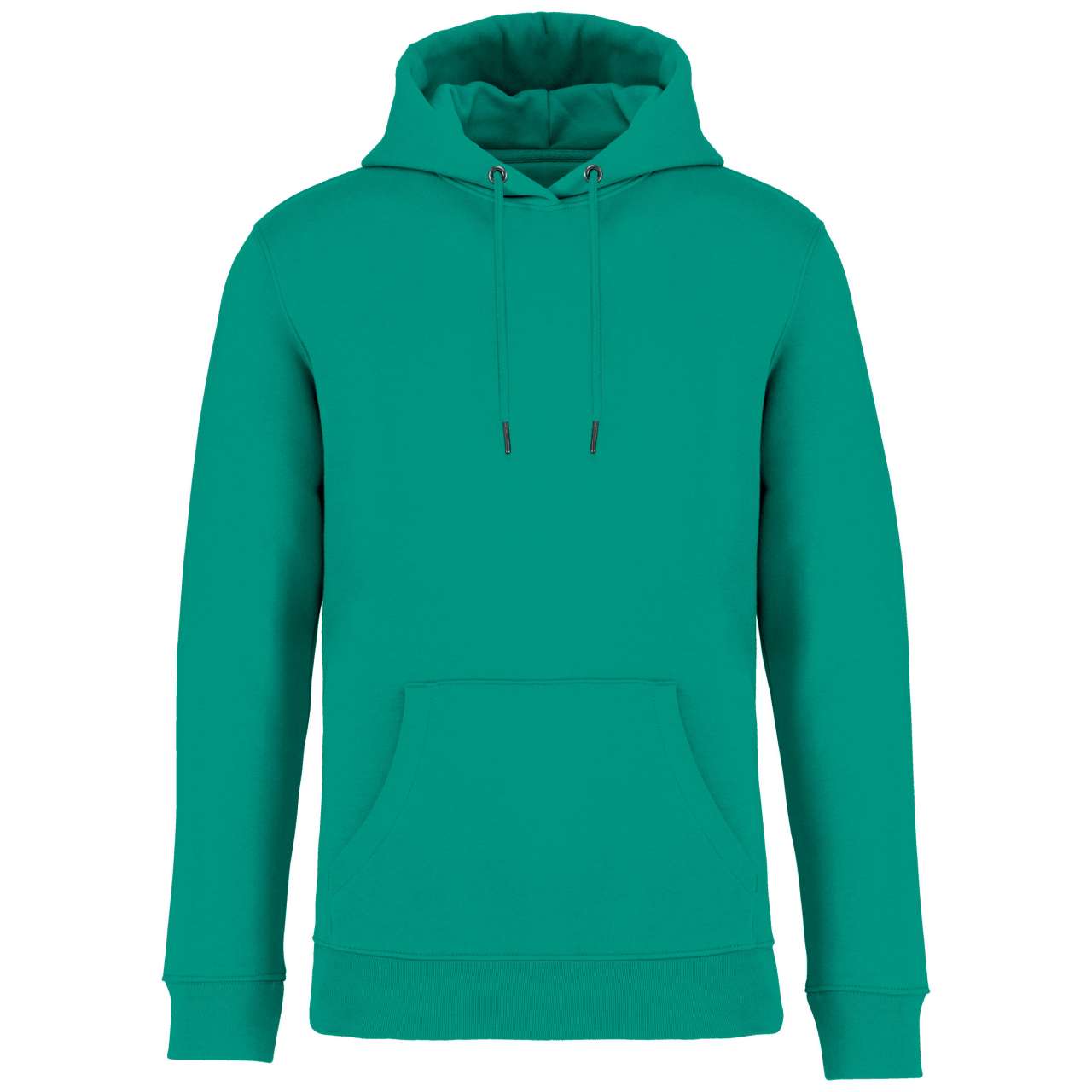 ECO-FRIENDLY UNISEX HOODED SWEATSHIRT - Gemstone Green - colorimageurl