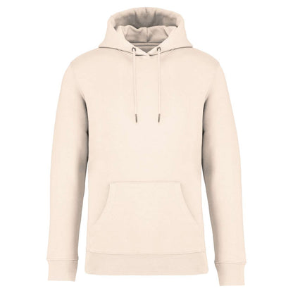 ECO-FRIENDLY UNISEX HOODED SWEATSHIRT - Ivory - colorimageurl