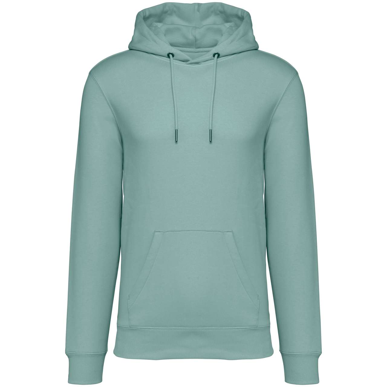 ECO-FRIENDLY UNISEX HOODED SWEATSHIRT - Jade Green - colorimageurl