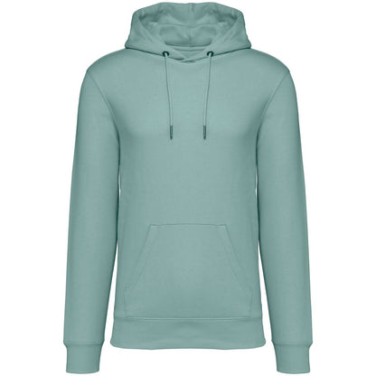 ECO-FRIENDLY UNISEX HOODED SWEATSHIRT - Jade Green - colorimageurl