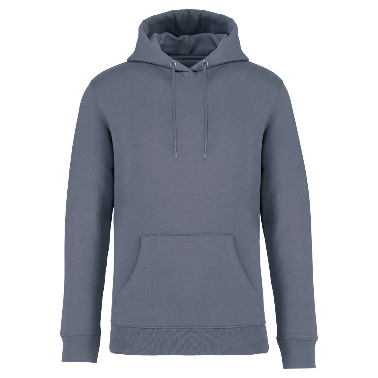 ECO-FRIENDLY UNISEX HOODED SWEATSHIRT - Mineral Grey - colorimageurl