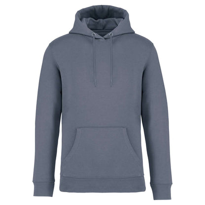 ECO-FRIENDLY UNISEX HOODED SWEATSHIRT - Mineral Grey - colorimageurl