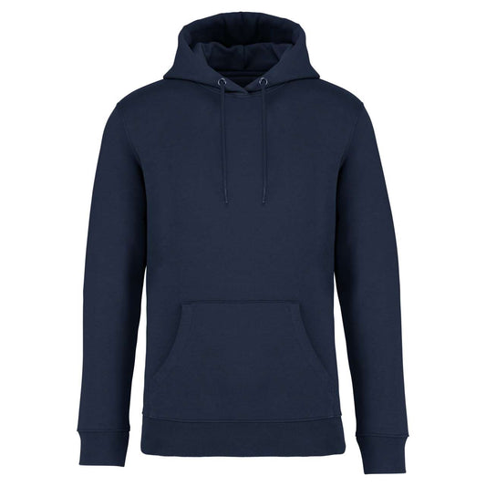 ECO-FRIENDLY UNISEX HOODED SWEATSHIRT - Peacock Blue - colorimageurl