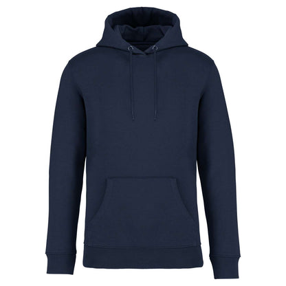 ECO-FRIENDLY UNISEX HOODED SWEATSHIRT - Navy Blue - colorimageurl